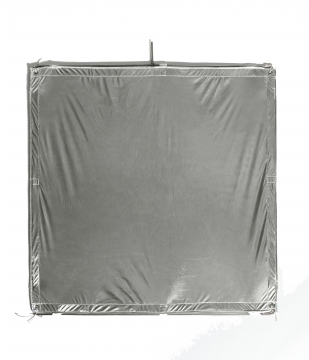 48" X 48" Silver Lame (Slip-On)